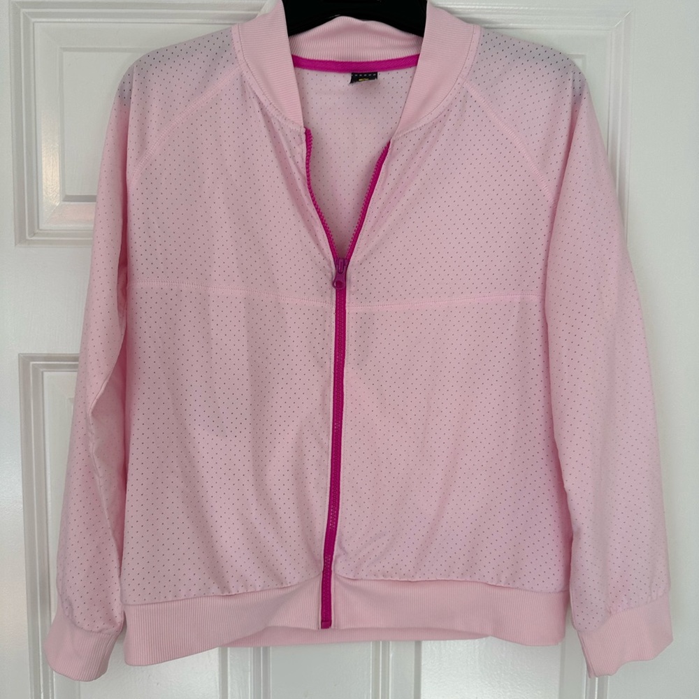 Xersion Girls Pink Lightweight Jacket size 14